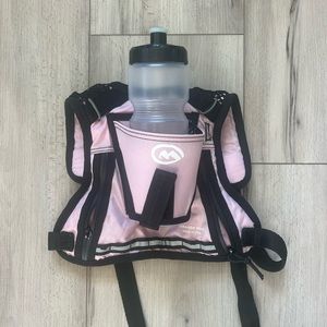 Orange mud hydration vest